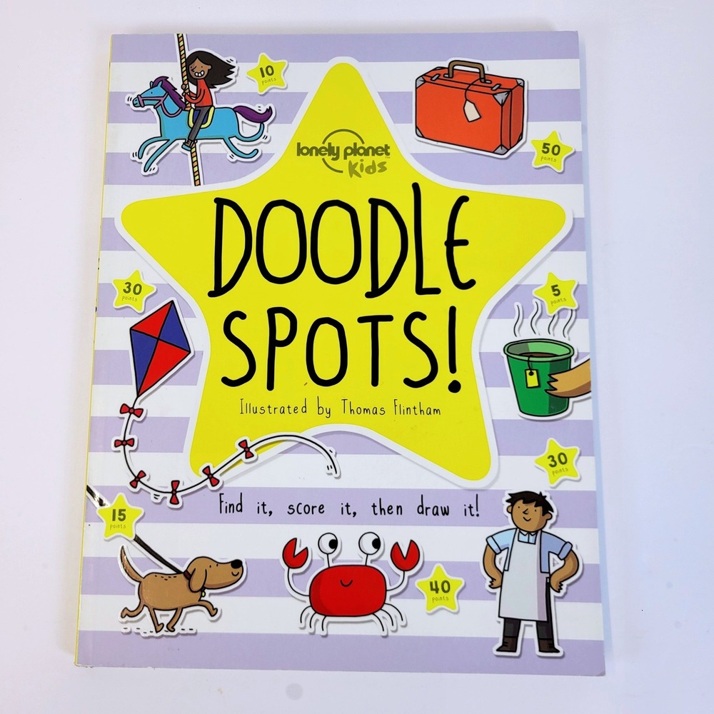Lonely Planet Kids Doodle Spots Activity Book Thomas Flintham Kids Fun
